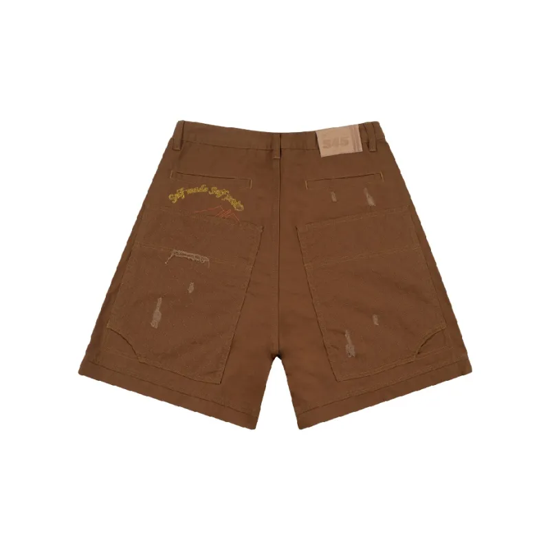 S45 Cargo Shorts Men Coffee-2