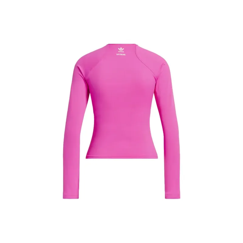 Adidas Ivy Park Sequin Star Rash Guard Shock Pink-1