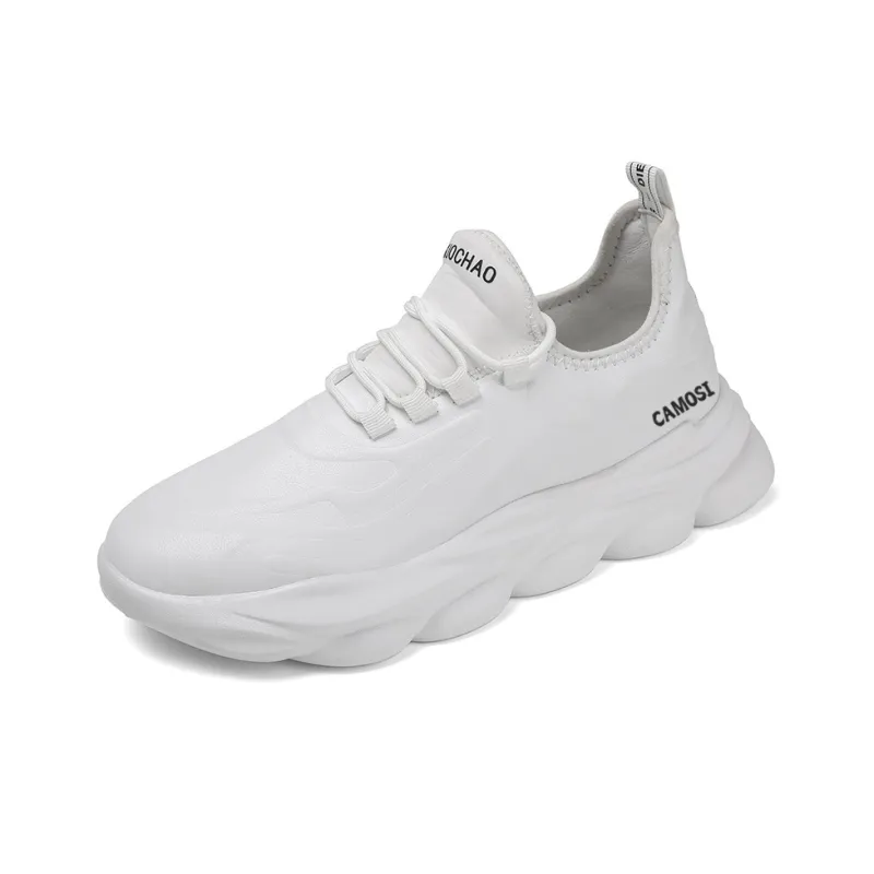 CAMOSI Cushioned Slip Resistant Low Top Chunky Sneakers Unisex-1