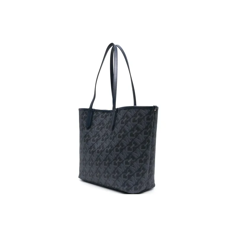 MICHAEL KORS Eliza Series PVC Tote Bag Shopping Bag Combo One Shoulder Handbag Women's Sea Blue-1