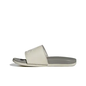 Adidas Adilette Rubber Sole Quick Dry Slide Slippers Women's Gray