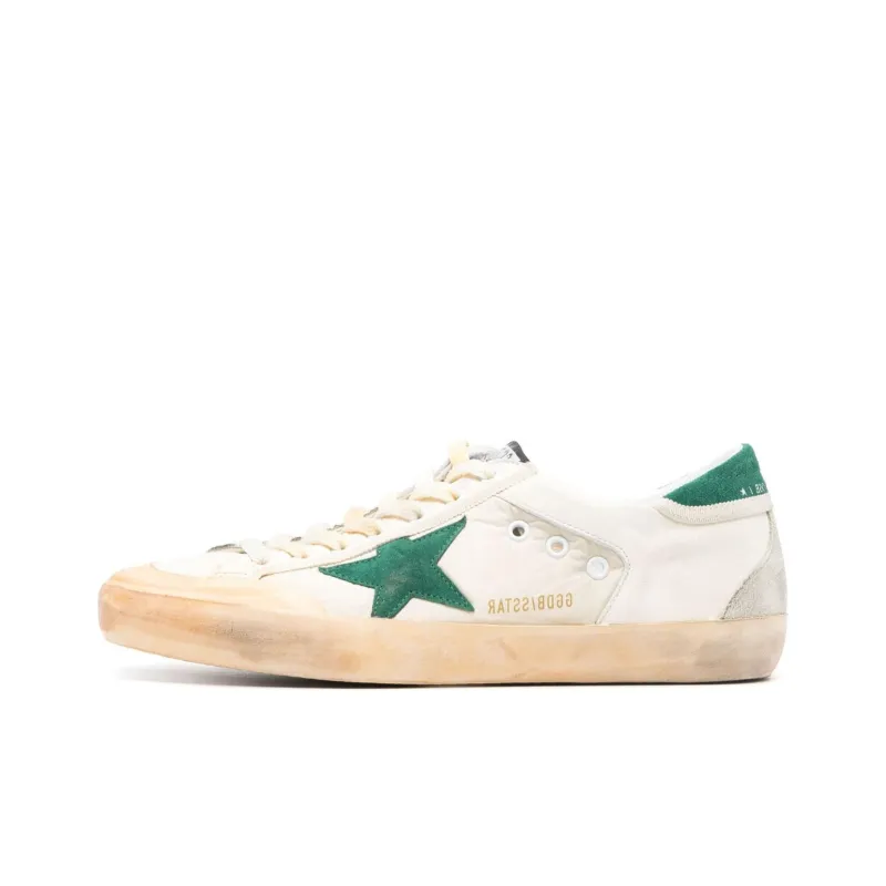 Golden Goose Super-Star Distressed Panelled Sneakers-0