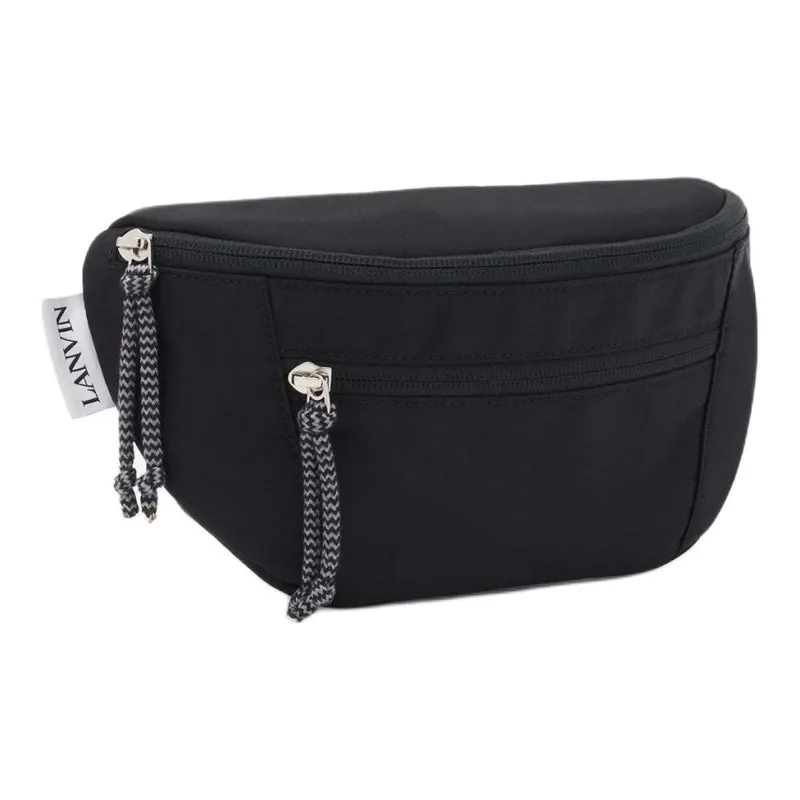 Lanvin Curb Nylon Fanny Pack Men's Black-1