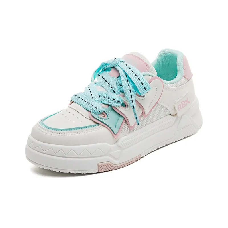 RENBEN Height Increasing Balance Wear-Resistant Low-Top Skateboard Shoes Women's-2