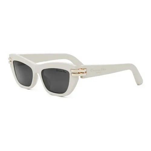 DIOR Cat Eye Sunglasses Unisex Gray
