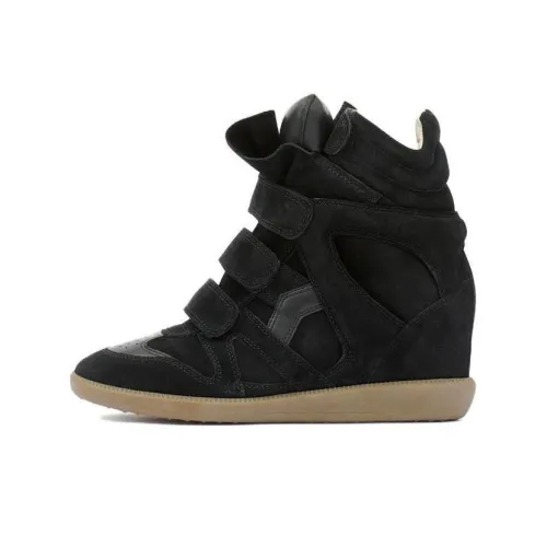 ISABEL MARANT Skateboard Shoes Women's High-Top Black