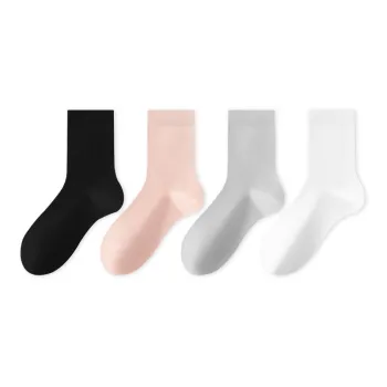 MIIOW Mid Calf Socks Women's 4 Pack