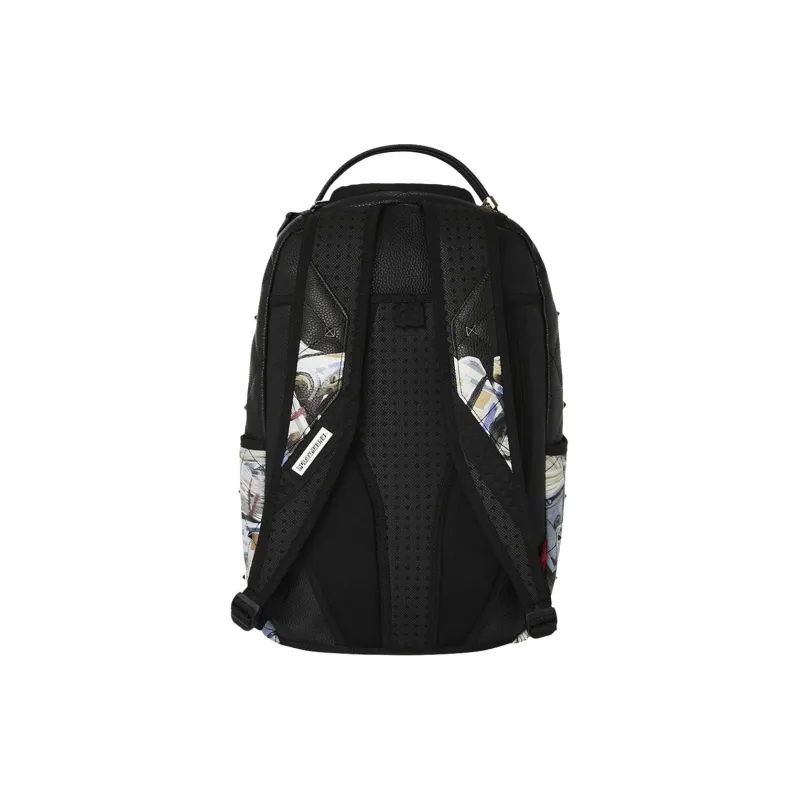 SPRAYGROUND Artificial Leather Backpack Unisex Black-4