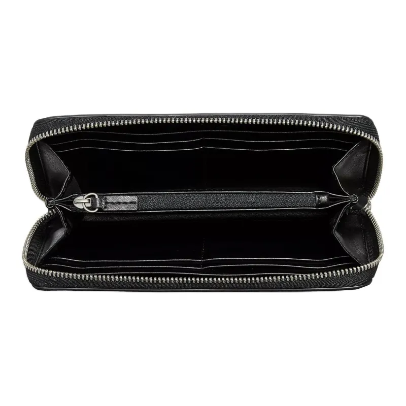 CK/Calvin Klein Polyurethane Wallet Women's Black-2