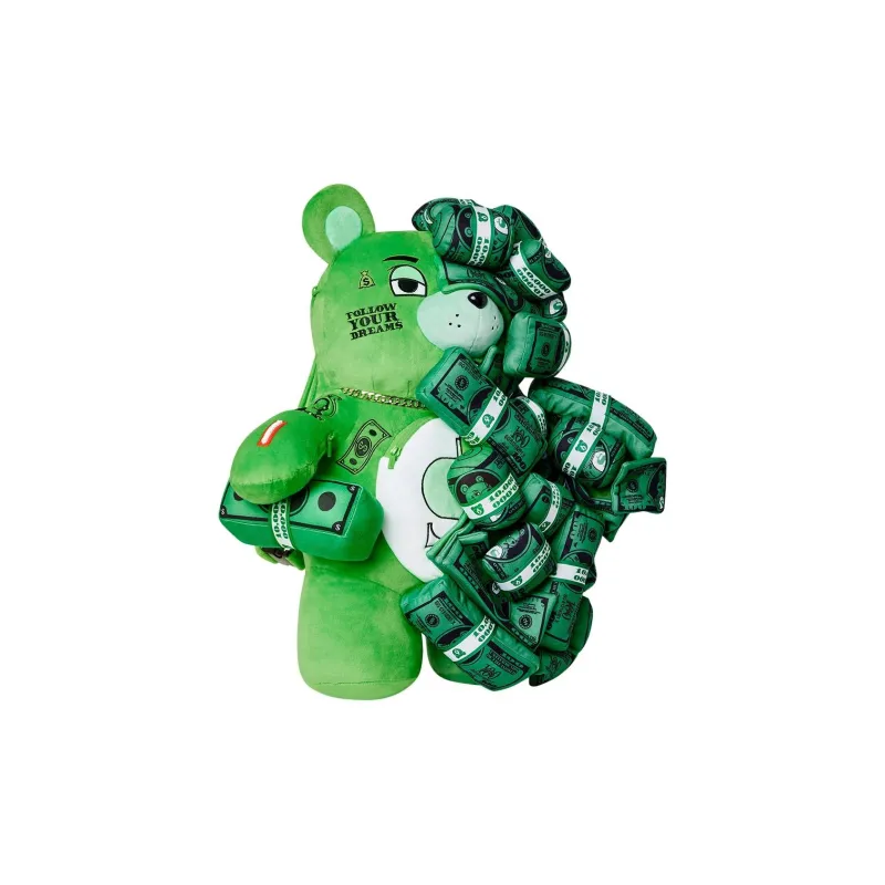 SPRAYGROUND Polyester Backpack Unisex Green-1