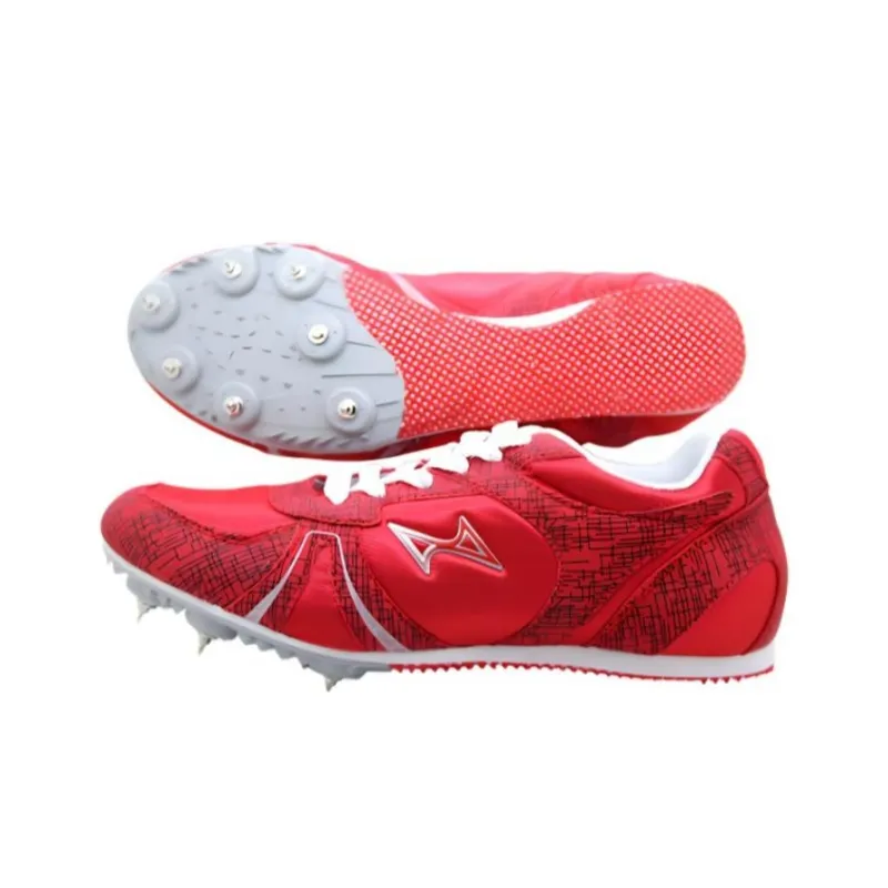 HEALTH Cushioning Wear Resistant Low Top Running Shoes Unisex Red-2