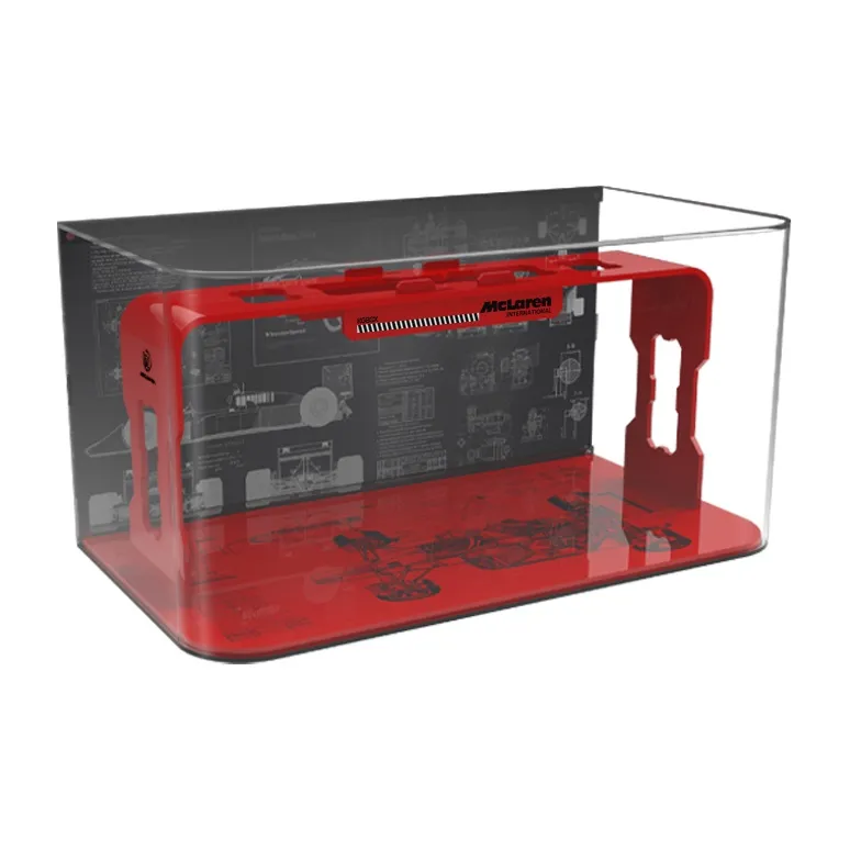KGBOX ICONS10330 McLaren MP4/4F1 With Ayrton Senna Racing Display Case Model Accessories-11