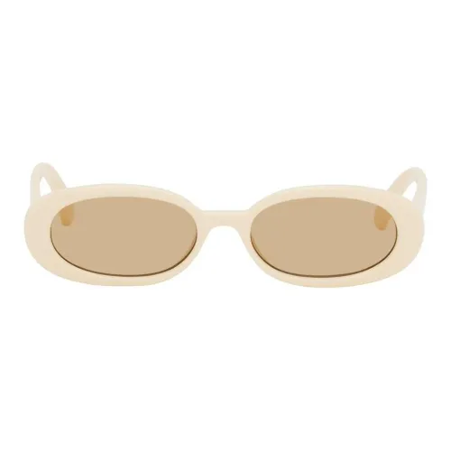 The Attico Dora cat eye-frame sunglasses Gelb