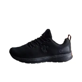 QIAODAN Breathable Low-Top Running Shoes Men's Black