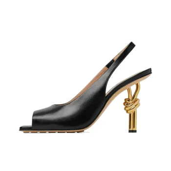 Bottega Veneta Knot Heeled Sandals Women's