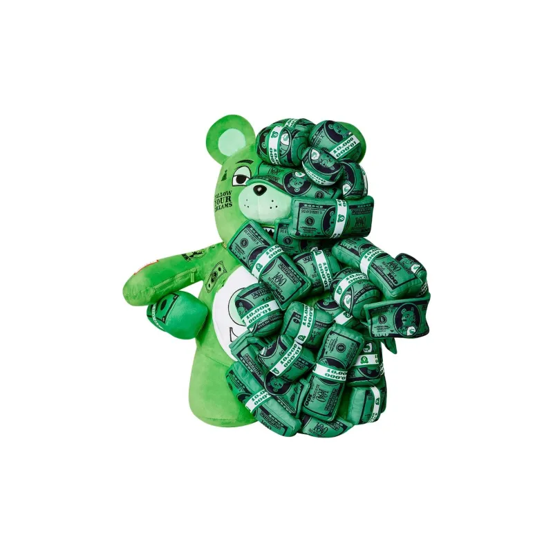 SPRAYGROUND Polyester Backpack Unisex Green-2
