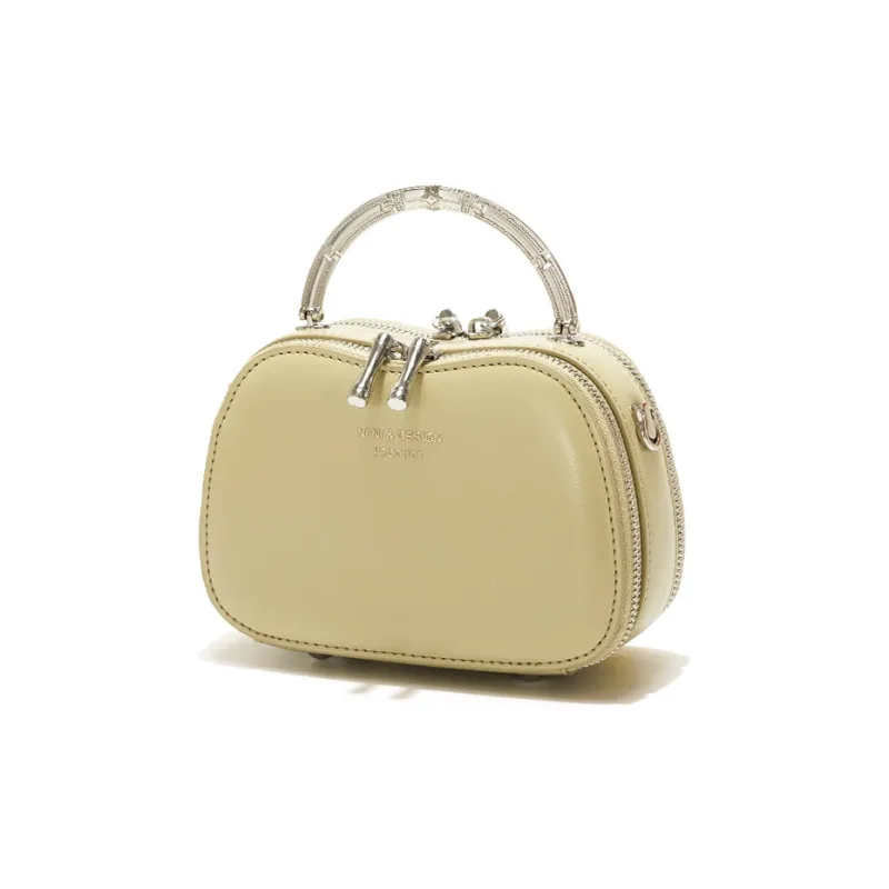 GXFMOD Cow Leather One Shoulder Handbag Small Size Women's Multicolor-1