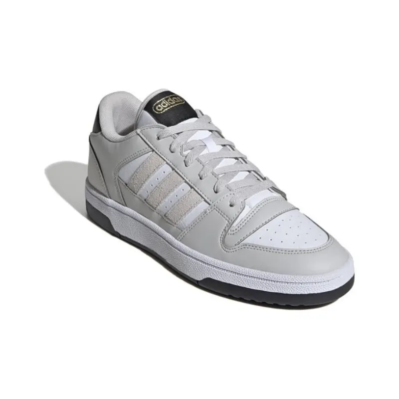 Adidas TURNAROUND Anti Slip Wear Resistant Low Top Skateboard Shoes Unisex Gray White-2