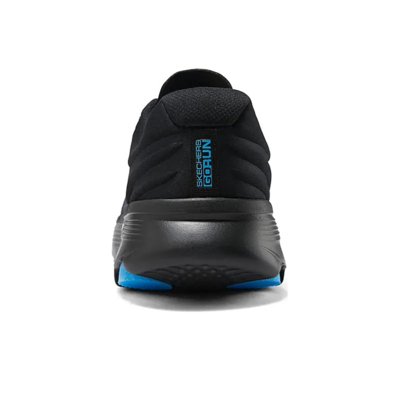 Skechers Non slip Lightweight Low Top Casual Running Shoes Men's Black Blue-3