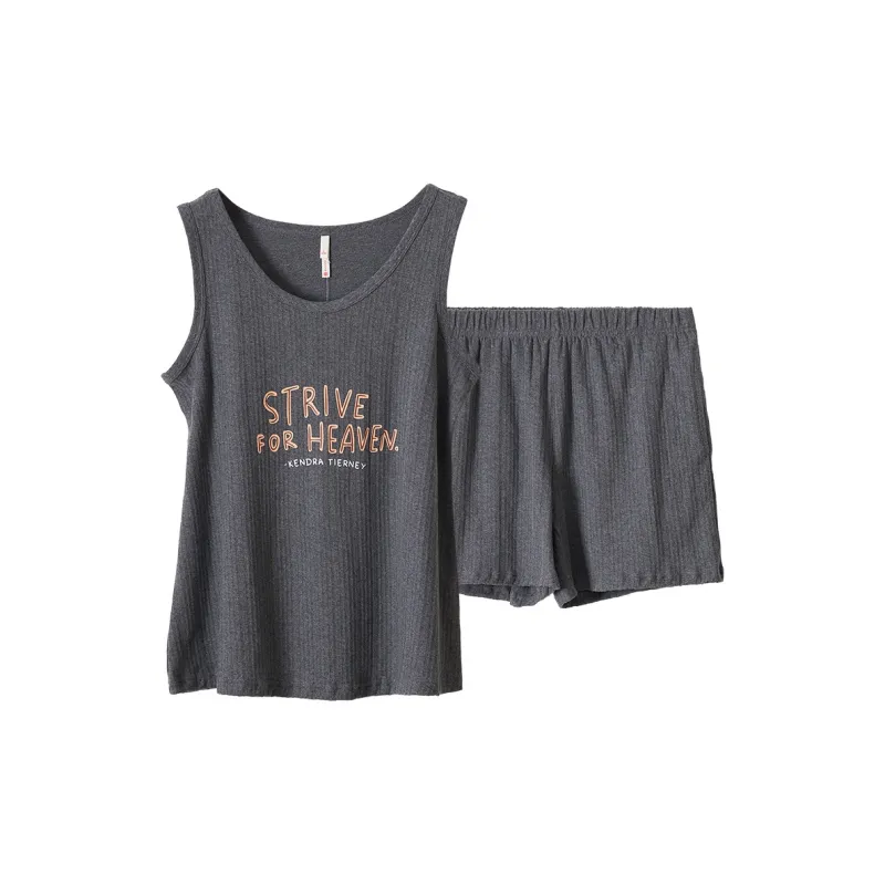 Dorame Pajama Set Women's Dark Gray-0
