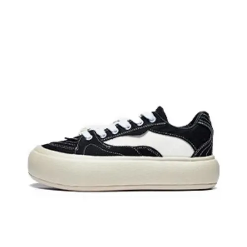 LiNing Low Top Sports Casual Shoes Women's Black White