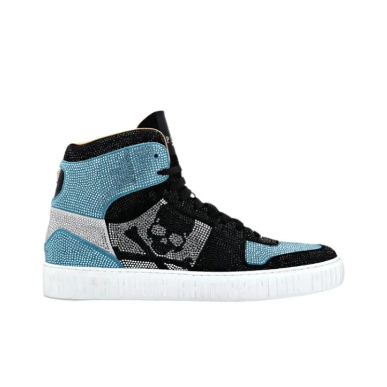 PHILIPP PLEIN Strass High-top Sneakers-1