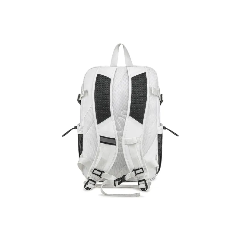 KMV Polyester Backpack Unisex Black/White-24