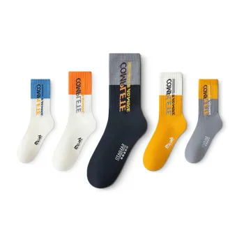 Taste The Color Knee High Socks Unisex 5 Pack