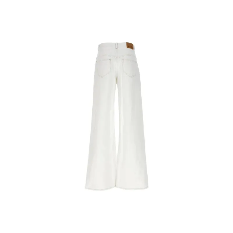 ISABEL MARANT Lemony Wide Leg Jeans-1