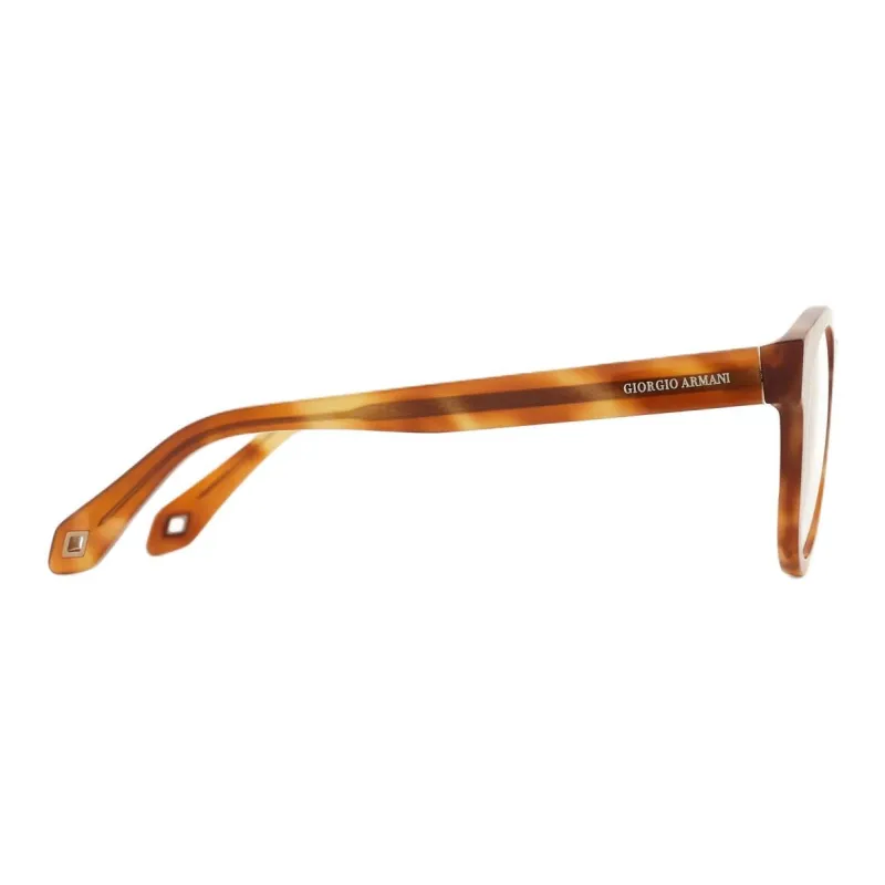 GIORGIO ARMANI Acetate Biodegradable Fiber Irregular Shape Sunglasses Men's Brown-2