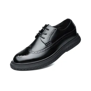 Batotem Dress Shoes Men Low Top Black/Brown