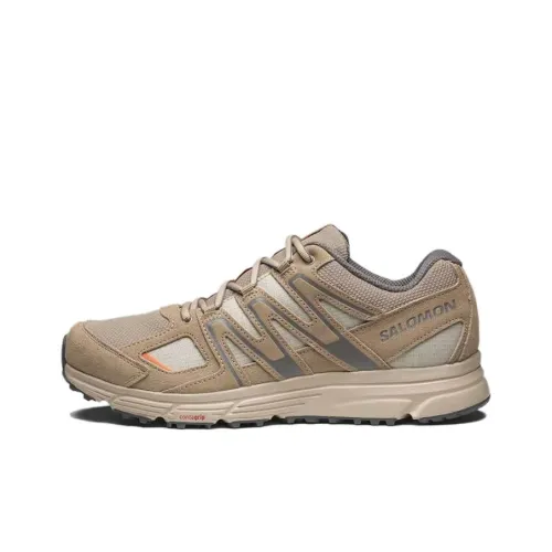 SALOMON X-Mission 4 Outdoor Shoes Unisex Low-Top Beige Brown