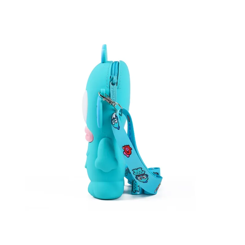 Sanrio Hangyodon Polyester Shoulder Bag, Crossbody Bag Regular Unisex Blue-2
