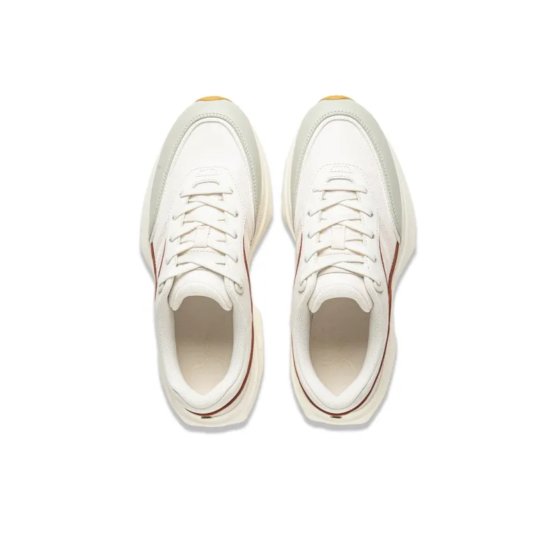 LI NING 1990 Xuanji Cushioning, Wear Resistant Low Top Running Shoes Women's White Gray Green-3