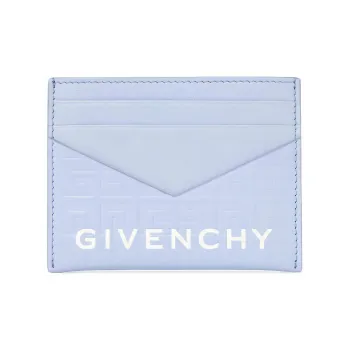 Givenchy Cow Leather Card Holder Women's Pink Blue