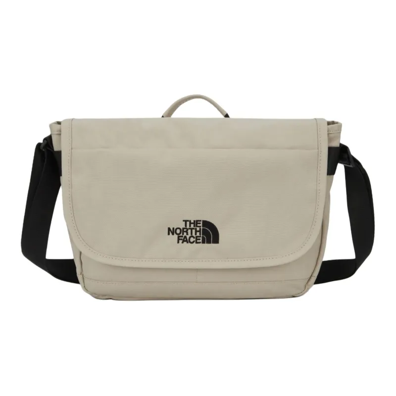 THE NORTH FACE Messenger Crossbody Bag, Shoulder Bag Polyester Light Beige Unisex-0
