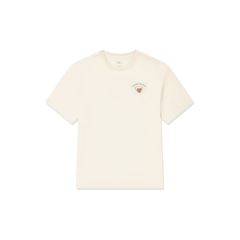 QIAODAN T Shirt Men's Raw Denim-1