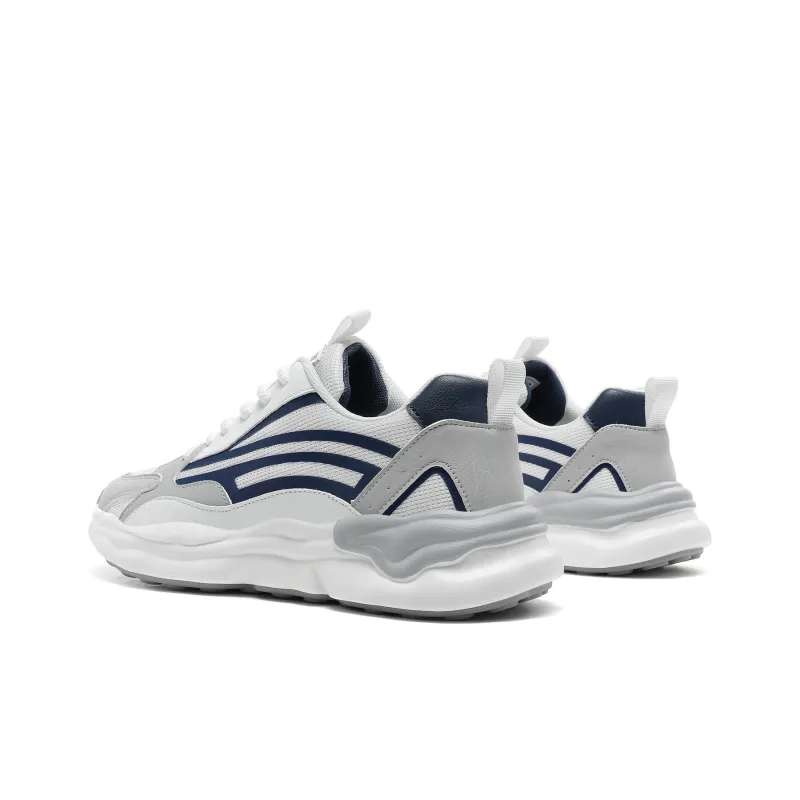 CEDAR HAN Shock Absorbers Slip Resistant, Abrasion Resistant, Breathable Low Top Chunky Sneakers Unisex-2