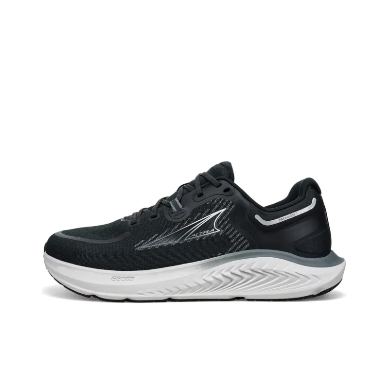 Altra Paradigm 7 Cushioning, Slip Resistant, And Abrasion Resistant Low Top Running Shoes Men's Black White-0