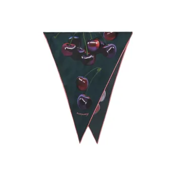 Burberry Silk Scarves Women's Green