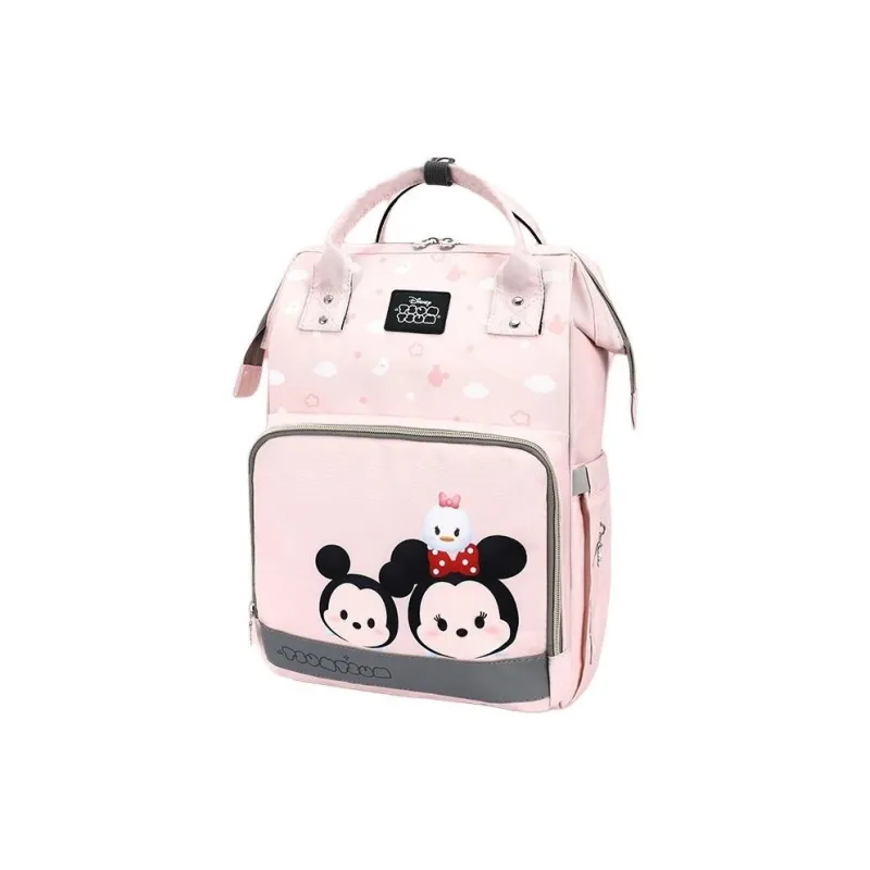 Disney Polyester Backpack Unisex Black/Red Pink Green-1