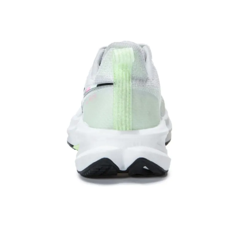 Erke Slip Resistant And Breathable Low Top Running Shoes Women's White Green-3