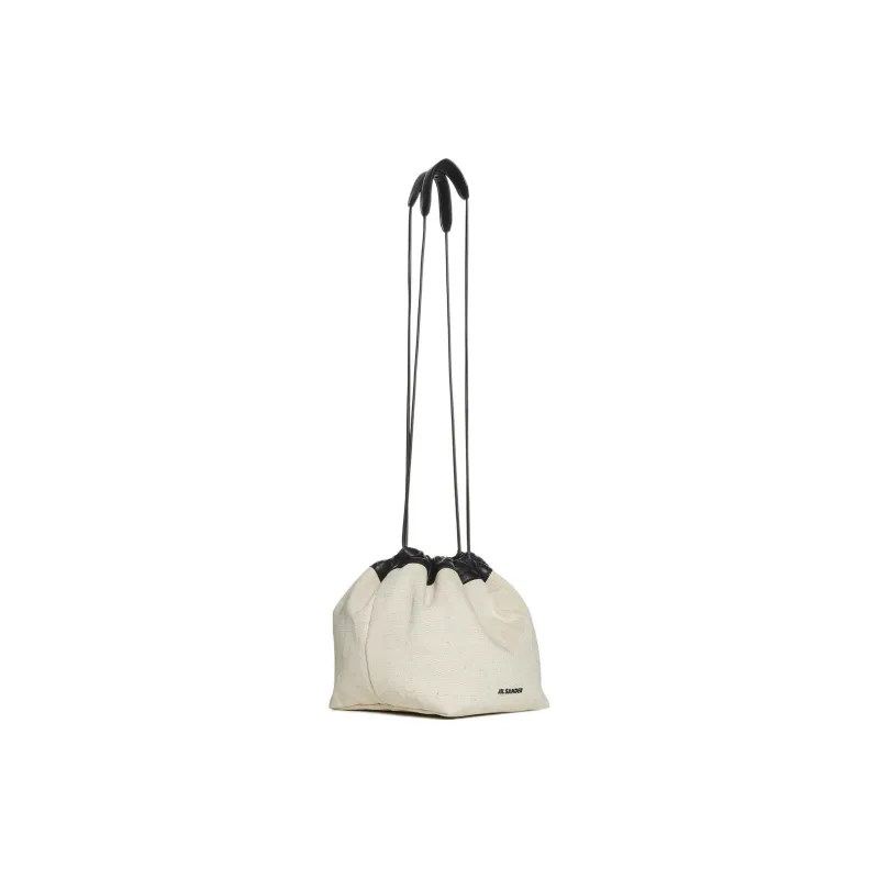 JIL SANDER Dumpling Drawstring Bucket Bag-4