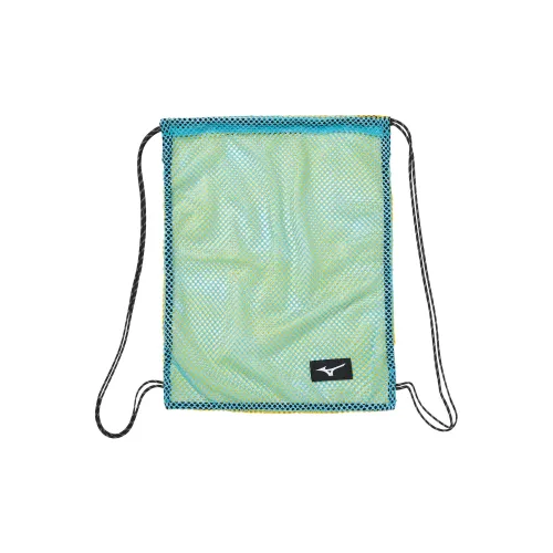 Mizuno Polyester Backpack Small Size Unisex Green Yellow