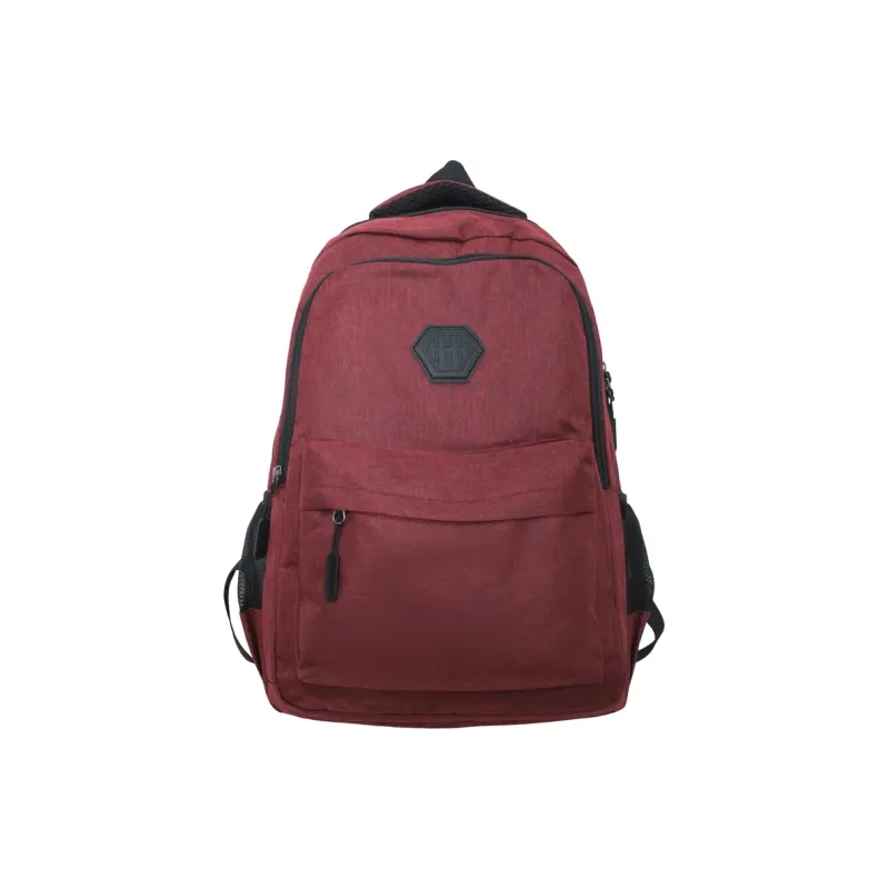MingLu Nylon Backpack Regular Men's Black/Gray/Red/Blue-11