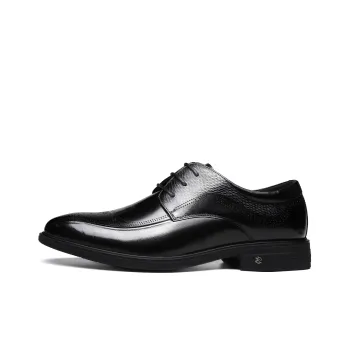 FAPAI Dress Shoes Men Low Top Black/Brown