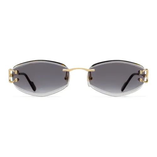 Cartier Geometric Frame Sunglasses