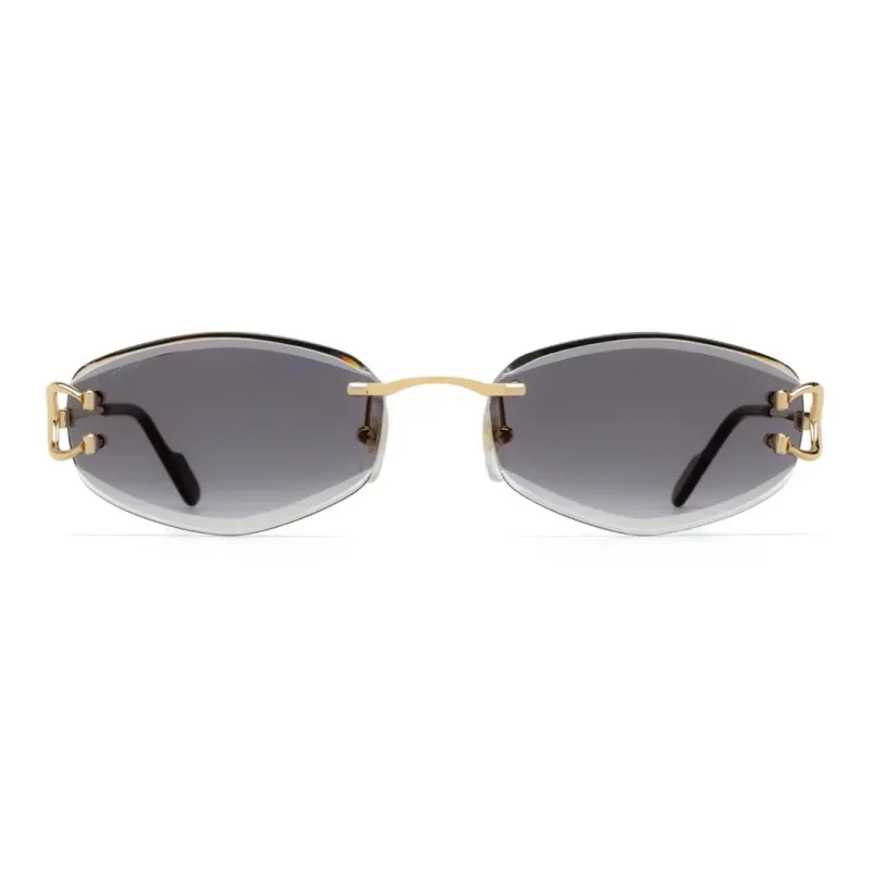Cartier Geometric Frame Sunglasses-0