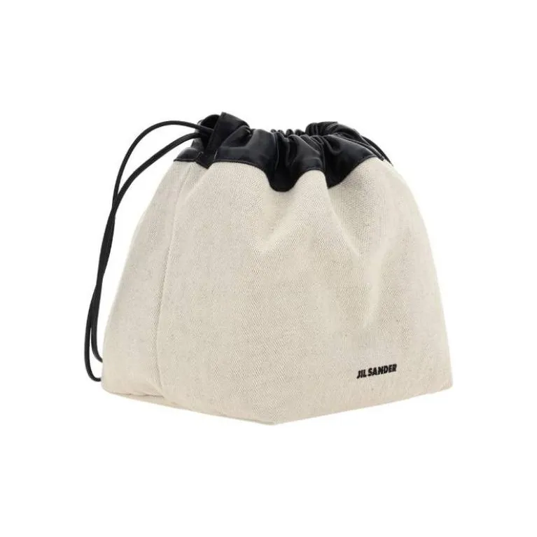JIL SANDER Dumpling Drawstring Bucket Bag-1