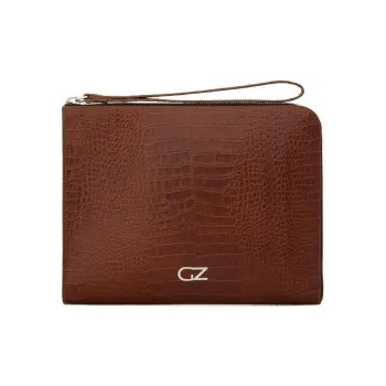 Giuseppe Zanotti/GZ Leather Clutch Men's Brown